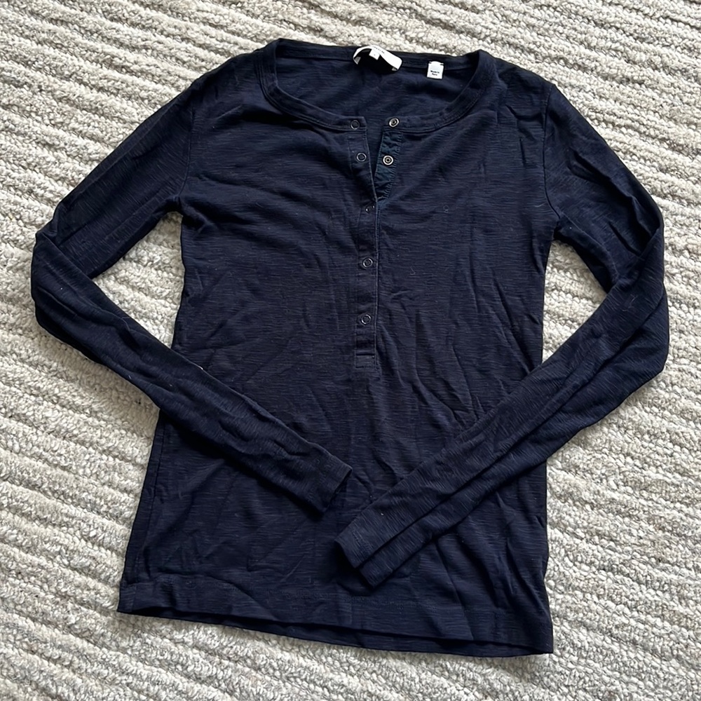 VINCE Cotton Henley